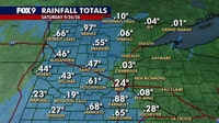 Here's how much rain Minnesota got on Saturday