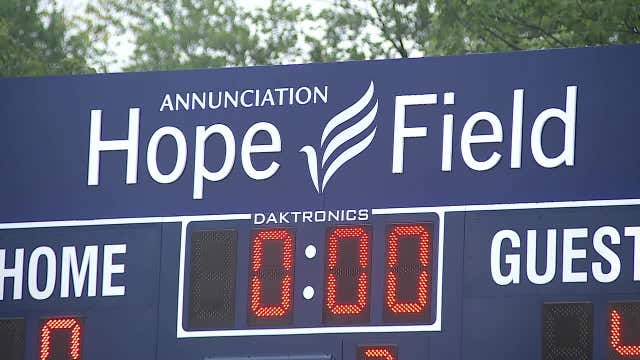 Hope Field opens at Annunciation: Twins, Target fund wiffle ball field renovation