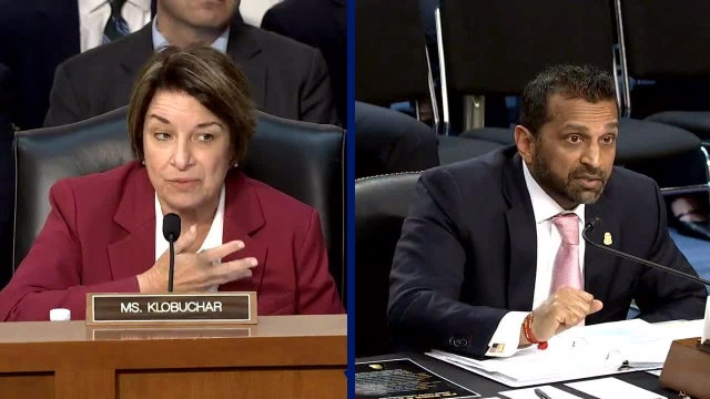 FBI oversight hearing: Klobuchar presses Patel on fraud, cyberattacks, and shootings