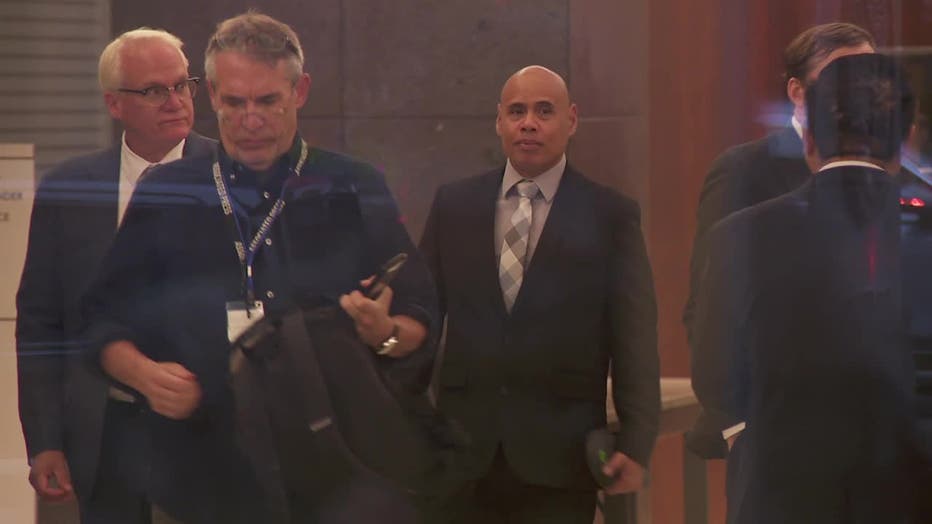 Christian Castro leaving the federal courthouse in St. Paul, Minnesota on September 18, 2026.