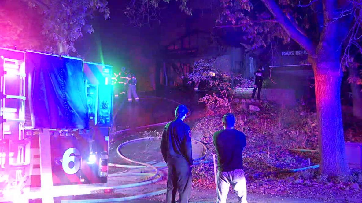 Bloomington garage fire: 1 firefighter evaluated, cause under investigation