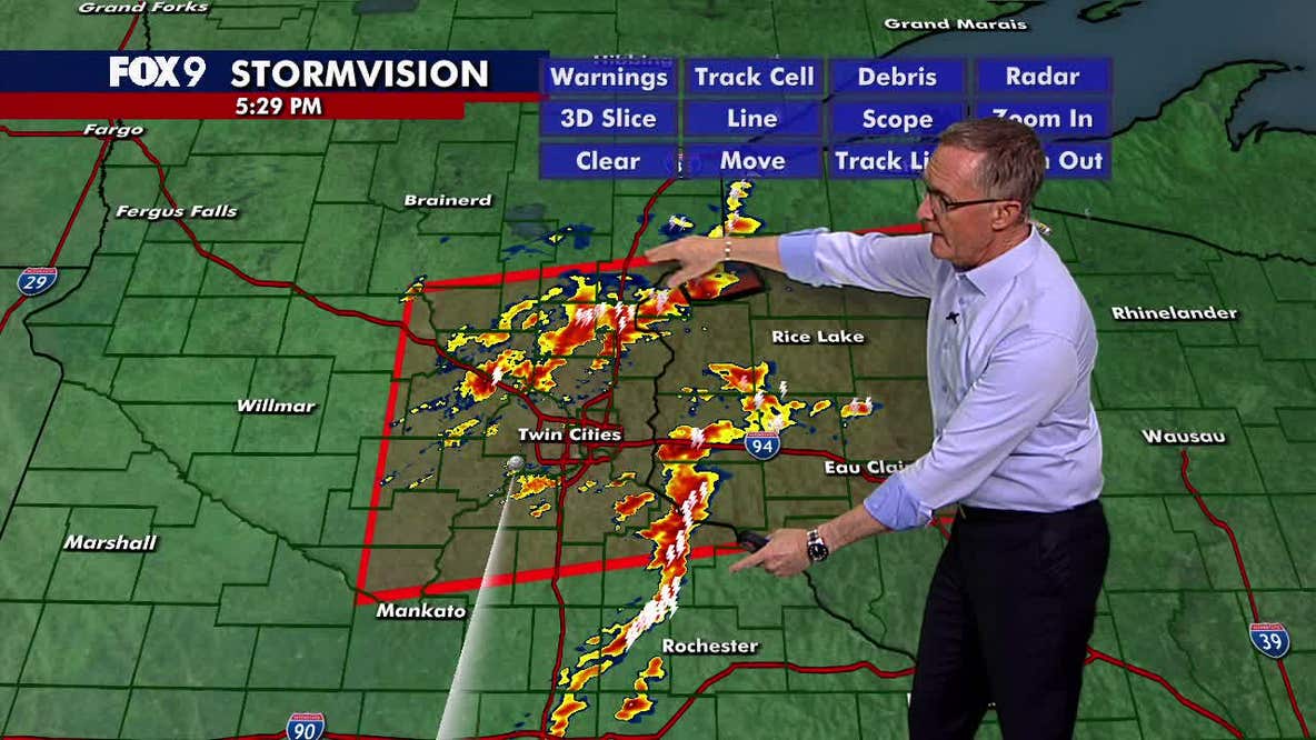 Minnesota weather live updates: Hail, severe storm risk, tornado threat Wednesday