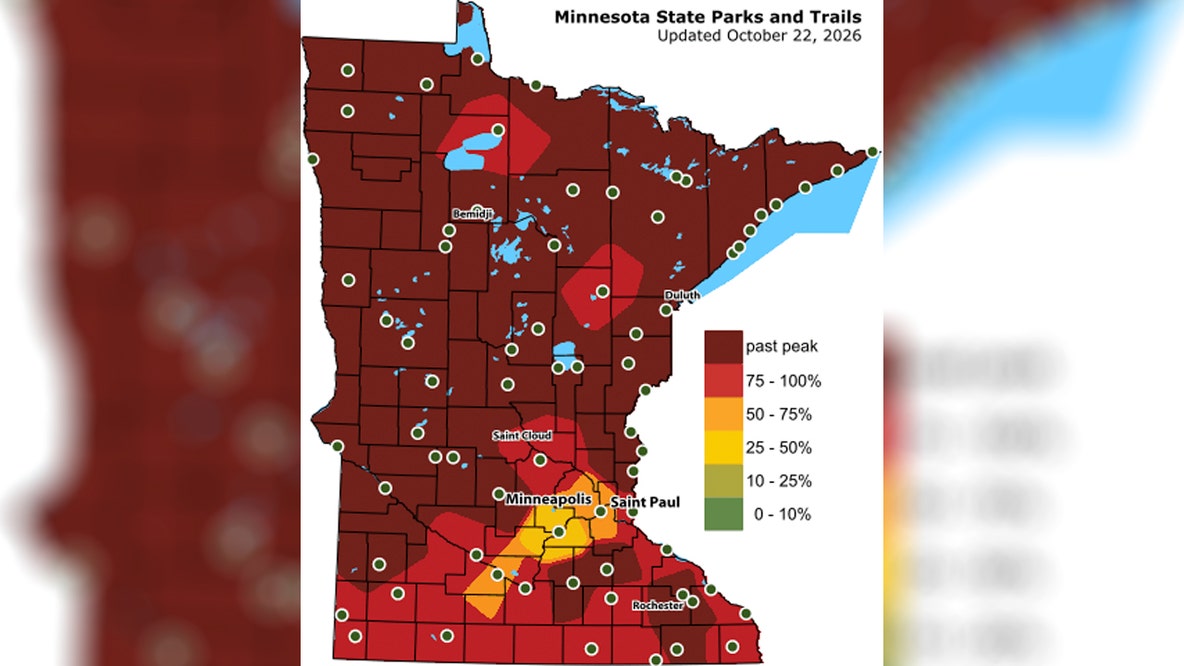 Twin Cities fall colors could peak in the coming days: Map