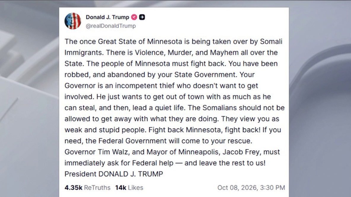 Trump comments on Somalis in Minnesota condemned by local leaders