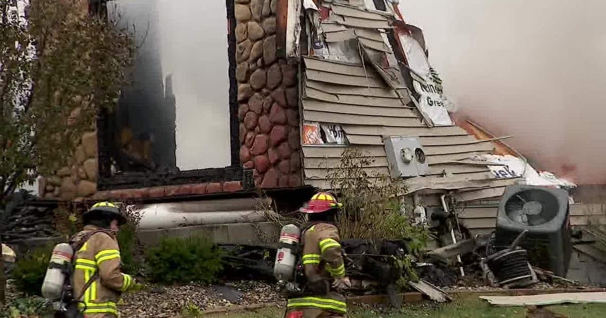 Victoria house fire leaves extensive damage, closes road near school