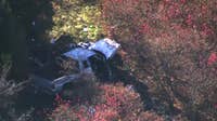 Cambridge rollover crash leaves man seriously injured