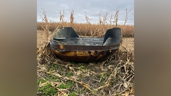 'Space object' recovered from Stevens County cornfield