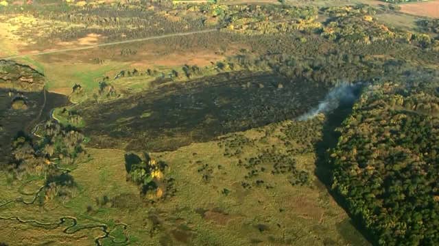 Sherburne National Wildlife Refuge wildfire: Crews continue to battle 'Santiago Fire'