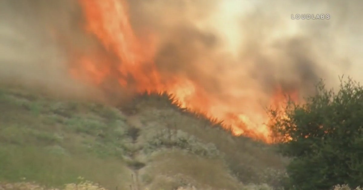 Firefighters stop progress in Chino Hills brush fire | FOX 11 Los Angeles