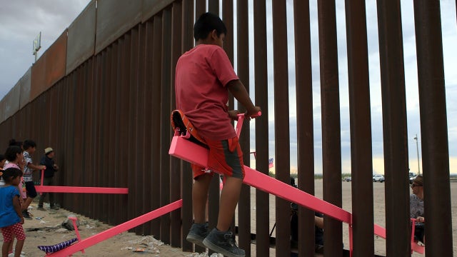 See-saws at the U.S.- Mexico border connects two nations with 'joy' and 'excitement'