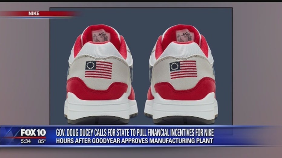 nike pulls shoes with american flag