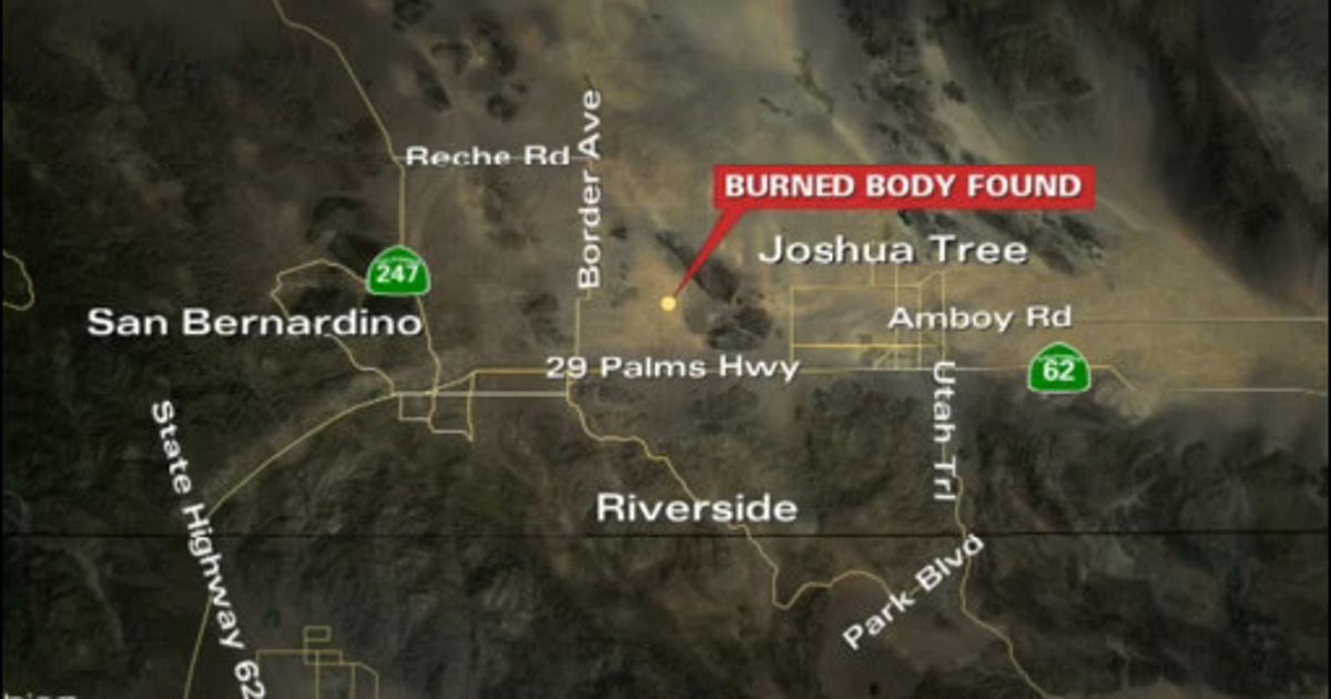 Death investigation underway after burned body found in Joshua Tree ...
