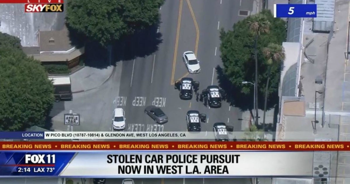 Woman taken into custody after leading police on chase through Los ...