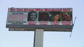 Organization unveils new billboard to help catch killers of unsolved murders in L.A.