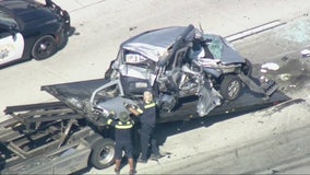 Multi-car crash on 60 Freeway near Jurupa Valley creates traffic nightmare