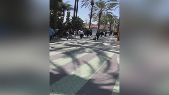 Loud noise causes panic, fears of active shooter at Anaheim Convention Center