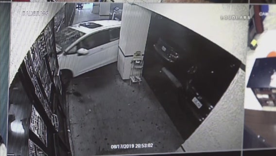 Vehicle plows into Paramount restaurant