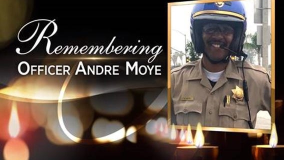 Memorial service held for fallen CHP officer Andre Moye Jr.