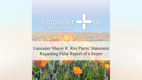 City of Lancaster issues response after deputy admitted to making up shooting story