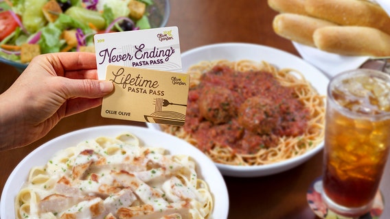 Olive Garden offering very limited number of ‘Lifetime Pasta Passes’