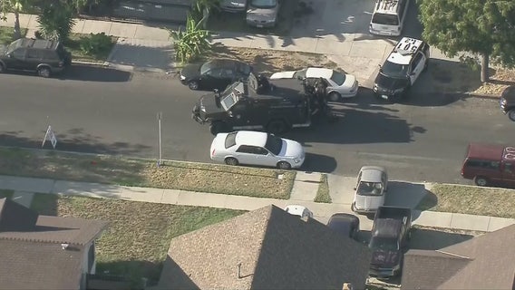 Suspect barricaded in South L.A. home