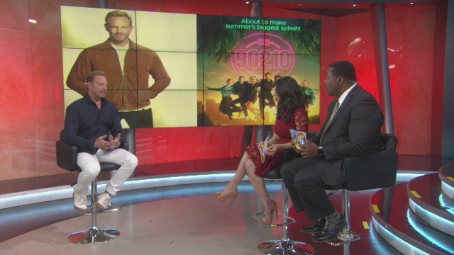 Ian Ziering gets choked up talking about friend, co-star Luke Perry