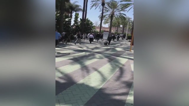 Loud noise causes panic, fears of active shooter at Anaheim Convention Center