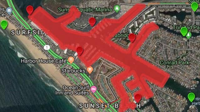 Sewage spill shuts down Huntington Harbour