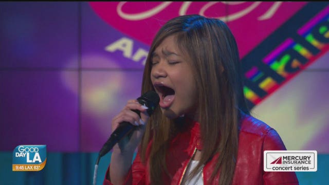 Angelica Hale performs live on Good Day LA + backstage interview