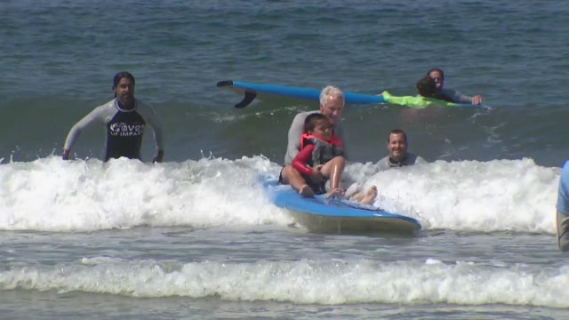 Non-profit organization giving terminally ill children a day of fun at the beach