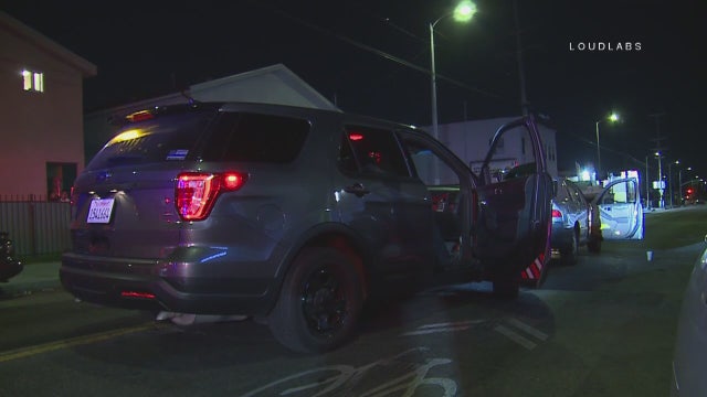 LAPD officer struck in hit-and-run in South L.A.