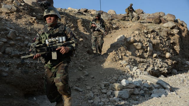 President Donald Trump says the U.S. plans to reduce the number of American troops in Afghanistan to 8,600