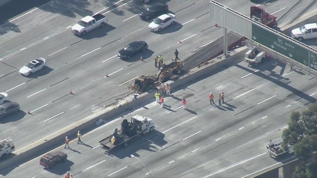 Crash shuts down northbound 57 Freeway in Anaheim