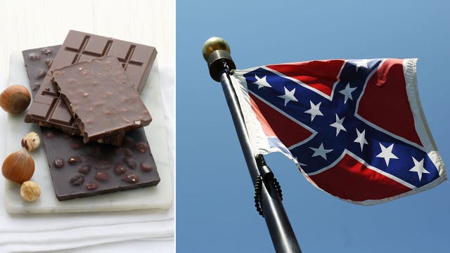 Chocolate shop sells out of sweets after offering deal to anyone who burns Confederate flag