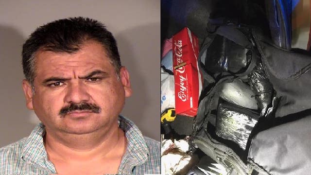 Man arrested after Ventura County deputy discovers 67 pounds of meth inside his vehicle