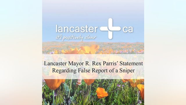 City of Lancaster issues response after deputy admitted to making up shooting story