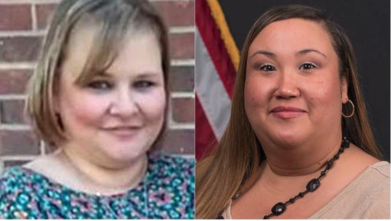 Debbie Stevens, 47, pictured left was on her regular newspaper route when a flash flood swept up her car. 911 dispatcher, Donna Reneau, who was working her last shift after putting in her two weeks notice, is under fire for her 