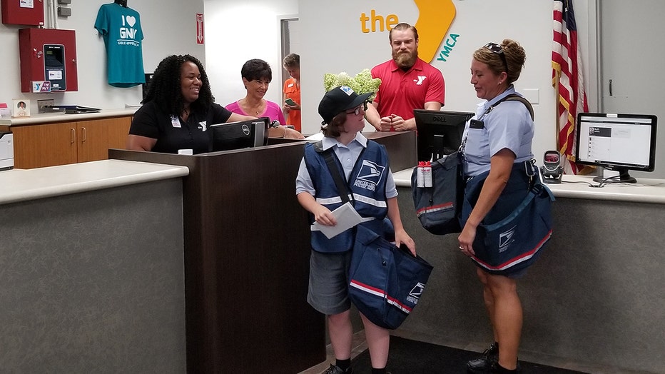 Grace Flannery got her dream job for a day when she was given the chance to join the postal team at a post office in Ohio.