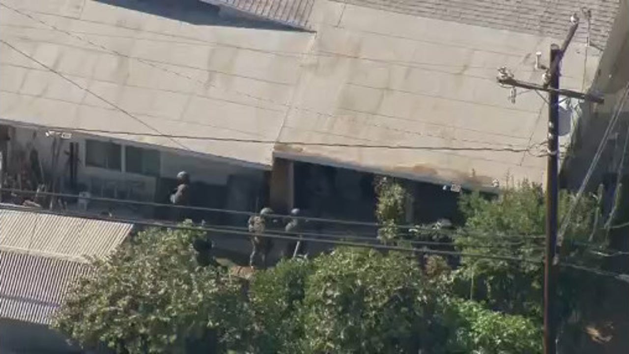 Man in custody after barricading himself inside a Whittier home