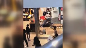 Chaos breaks out at Westfield Culver City Mall after window shatters in violent fight