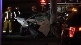 Motorist, 22, killed and four passengers injured during crash in Inglewood