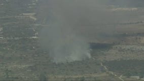Crews battle brush fire near recreational area in Irwindale