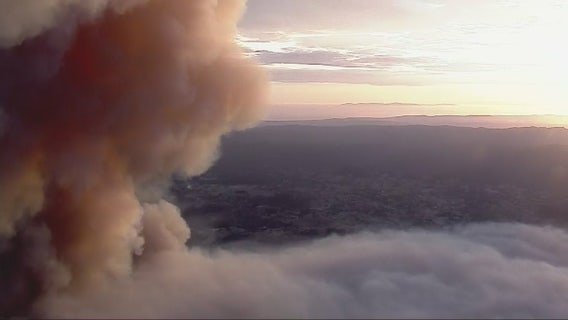 Residents in southwest Riverside County warned about poor air quality from Tenaja Fire