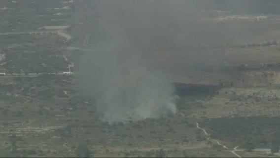 Crews battle brush fire near recreational area in Irwindale