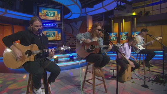 Flor performs live on GDLA + backstage interview