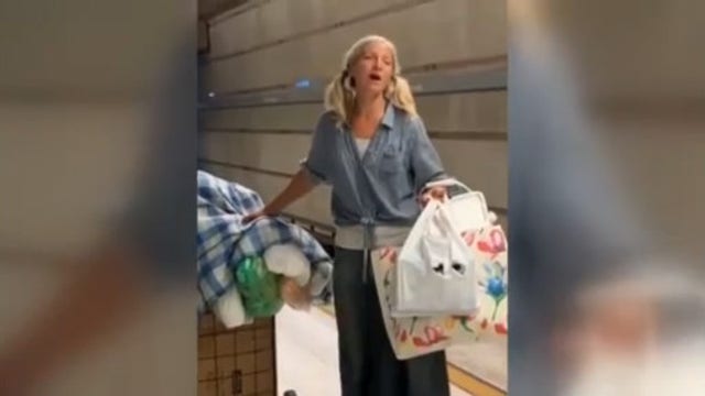 Mysterious woman in Koreatown subway station woos social media with 'angelic voice'