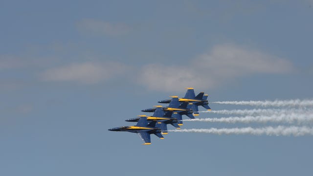 U.S. Navy's Blue Angels to fly over Los Angeles