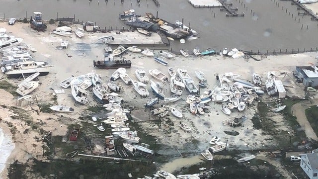 U.S. Coast Guard shares devastating photos of Bahamas port after Hurricane Dorian