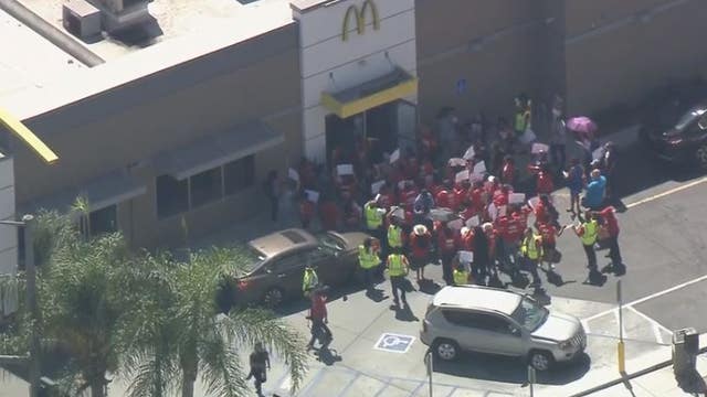 McDonald’s employees strike over sexual harassment allegations