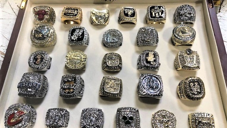 Real nba championship rings best sale for sale